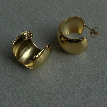 Melaho boucles oreilles en or Acier inoxydable Hypoallergenique anaes store