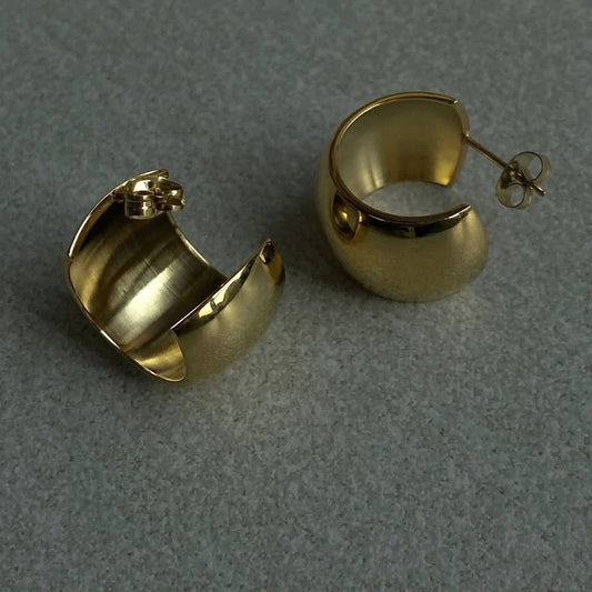 Melaho boucles oreilles en or Acier inoxydable Hypoallergenique anaes store