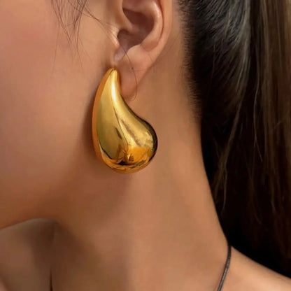Naomi boucles oreilles gouttes et abeille en or Acier inoxydable Hypoallergénique AnaesStore(2)