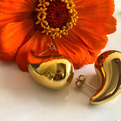 Naomi boucles oreilles goutte en or Acier inoxydable Hypoallergénique AnaesStore(3)